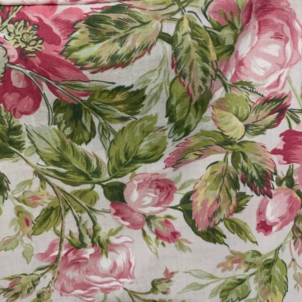Vintage Floral Ruffled sham